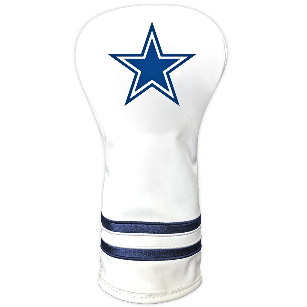 Team Golf Dallas Cowboys DR/FW Headcovers - Vintage Driver HC - Printed White