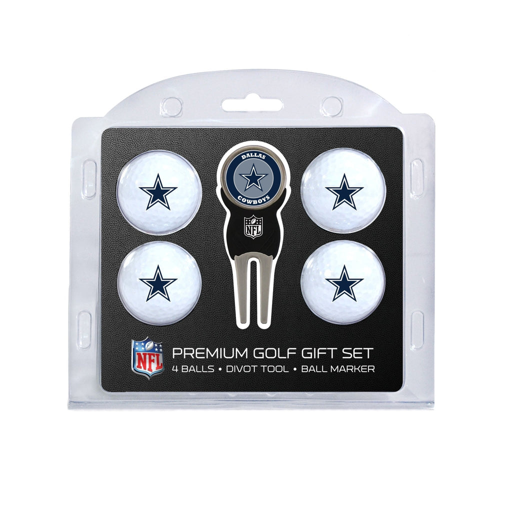 Team Golf Dallas Cowboys Golf Gift Sets - 4 Ball Gift Set -