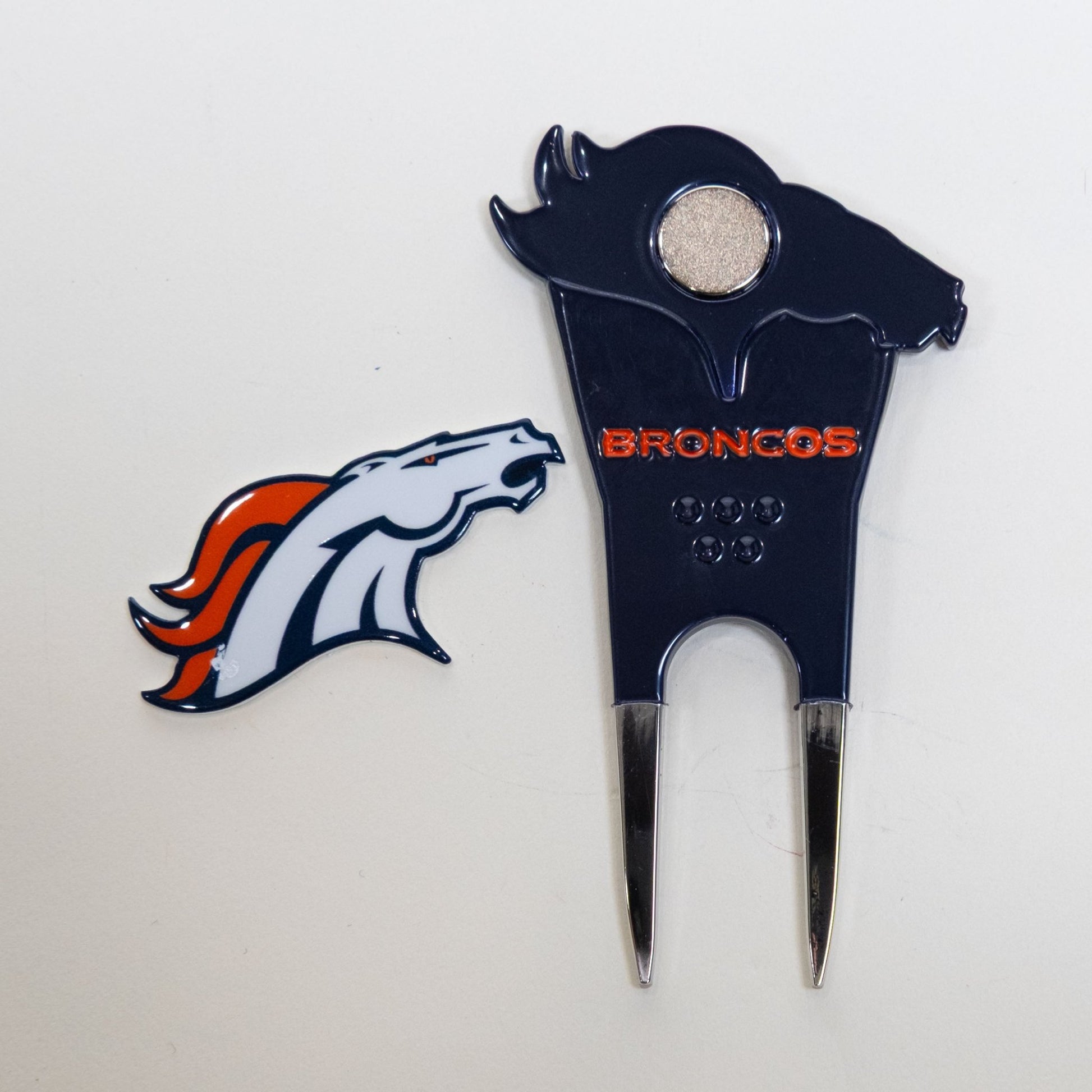 Team Golf DEN Broncos Divot Tools - Custom Shaped - 