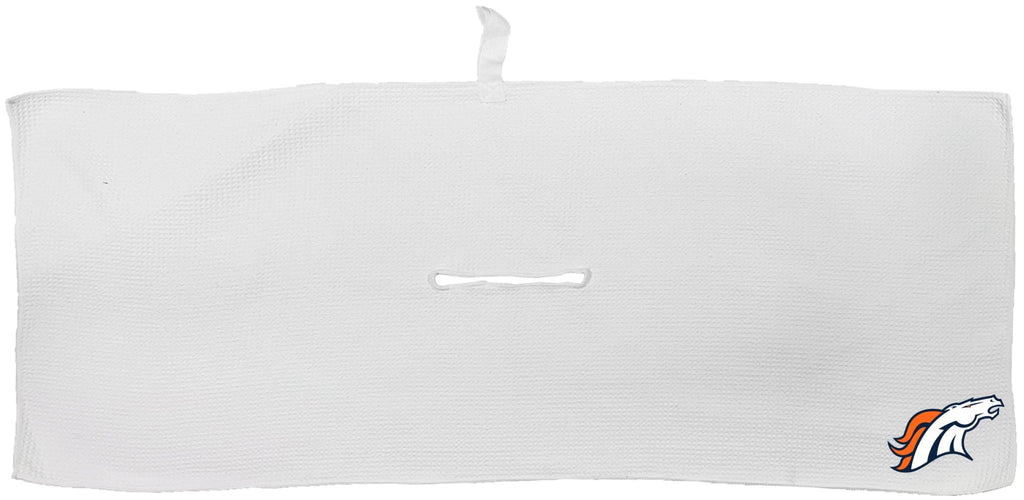 Team Golf DEN Broncos Golf Towels - Microfiber 16X40 White - 