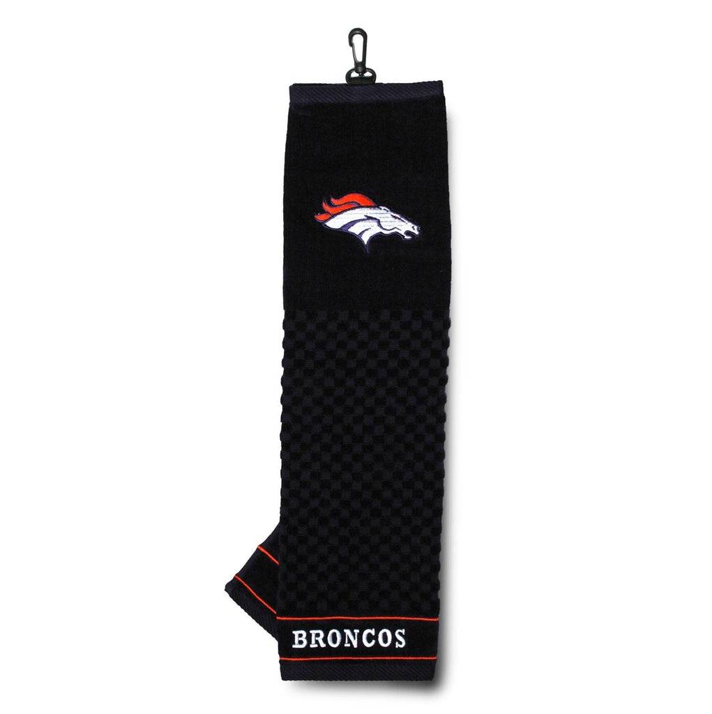 Team Golf DEN Broncos Golf Towels - Tri - Fold 16x22 - 