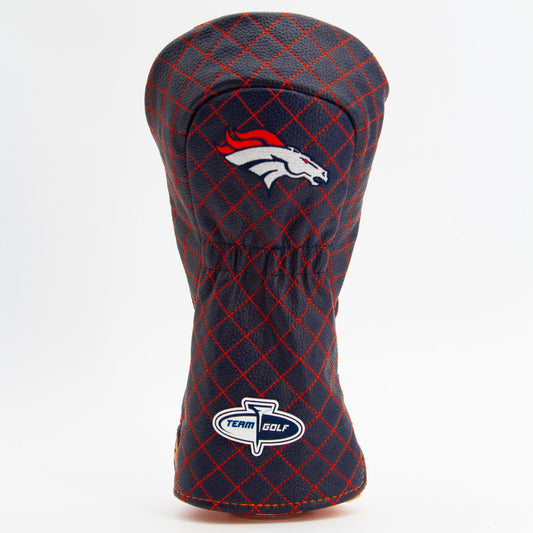 Team Golf Denver Broncos DR/FW Quilted Headcovers - Team Golf USA