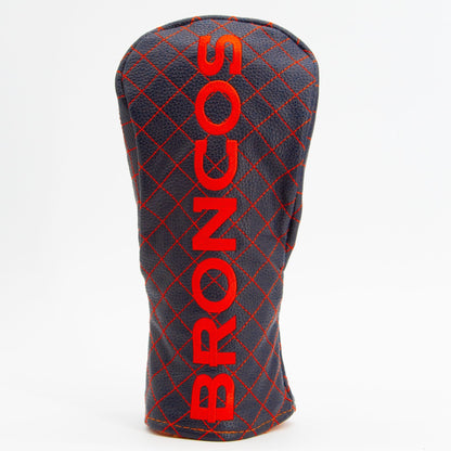 Team Golf Denver Broncos DR/FW Quilted Headcovers - Team Golf USA