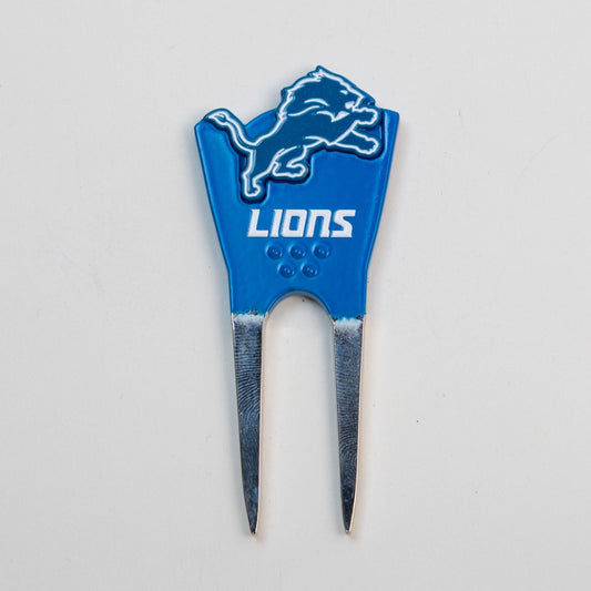 Team Golf DET Lions Divot Tools - Custom Shaped - 