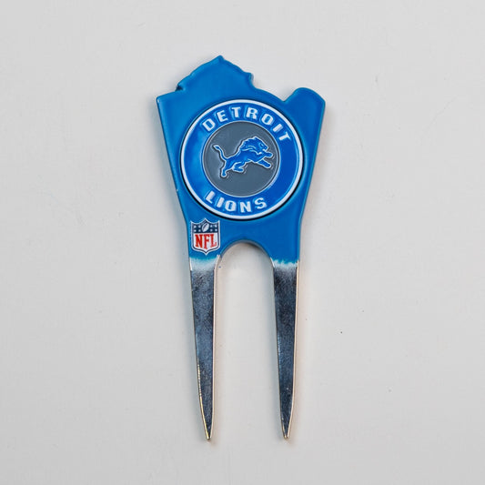Team Golf DET Lions Divot Tools - Custom Shaped - 