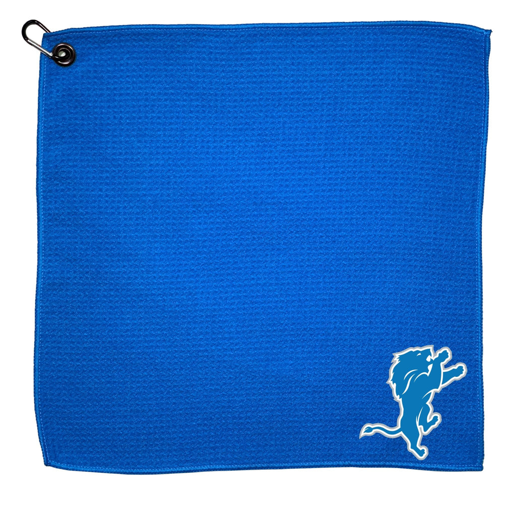 Team Golf DET Lions Golf Towels - Microfiber 15X15 Color - 