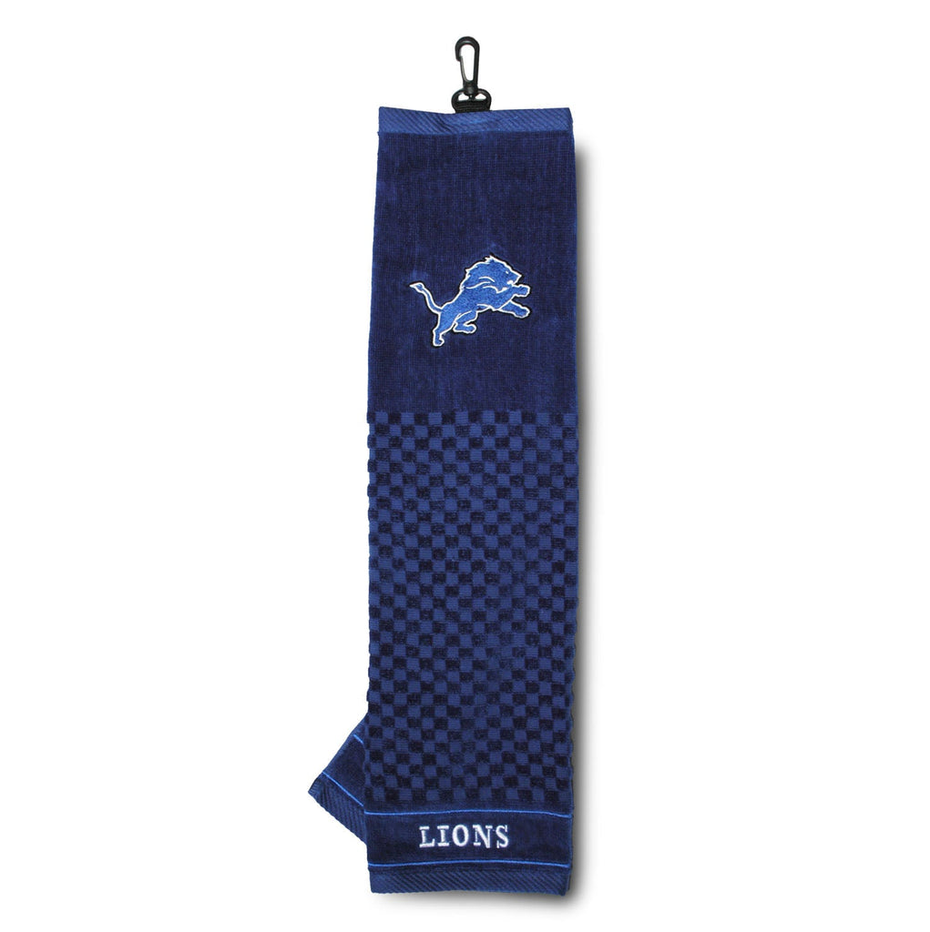 Team Golf DET Lions Golf Towels - Tri - Fold 16x22 - 