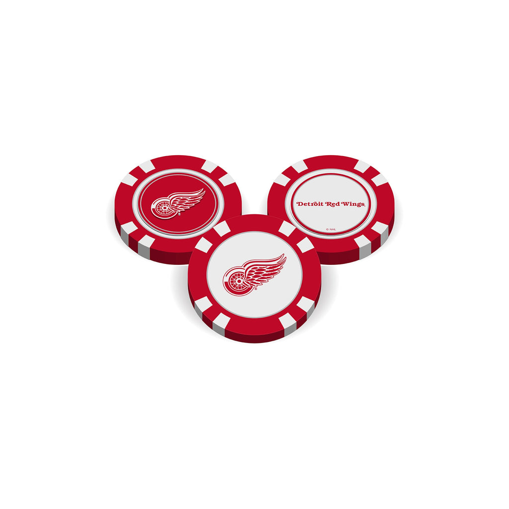 Team Golf DET Red Wings Ball Markers - Golf Chip Marker - 