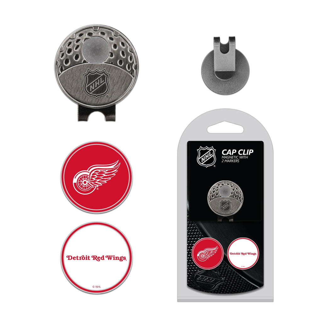 Team Golf DET Red Wings Ball Markers - Hat Clip w 2 Ball Markers - 