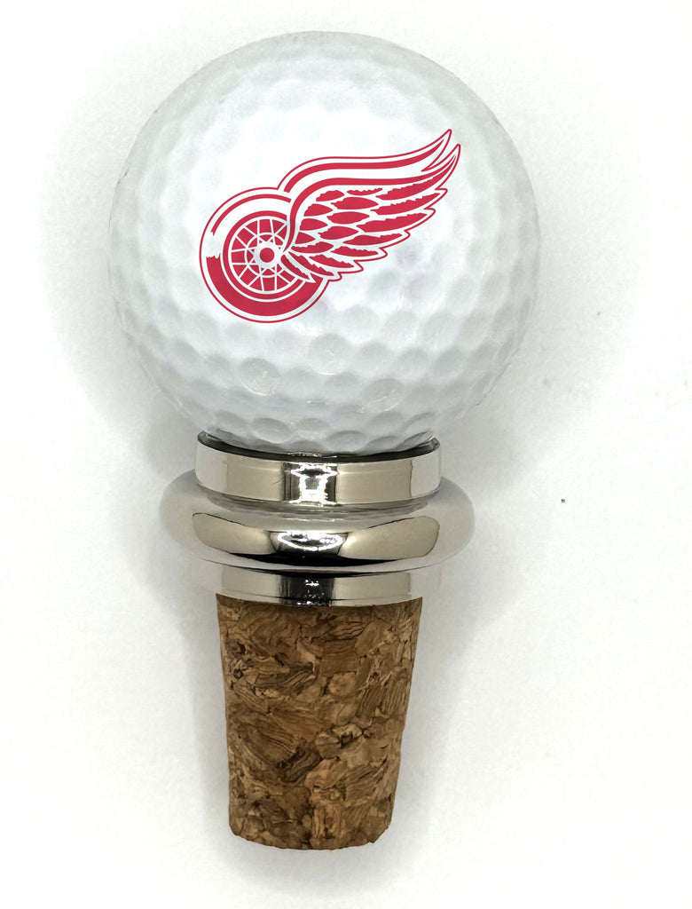 Team Golf DET Red Wings Cork Wine Stopper - 