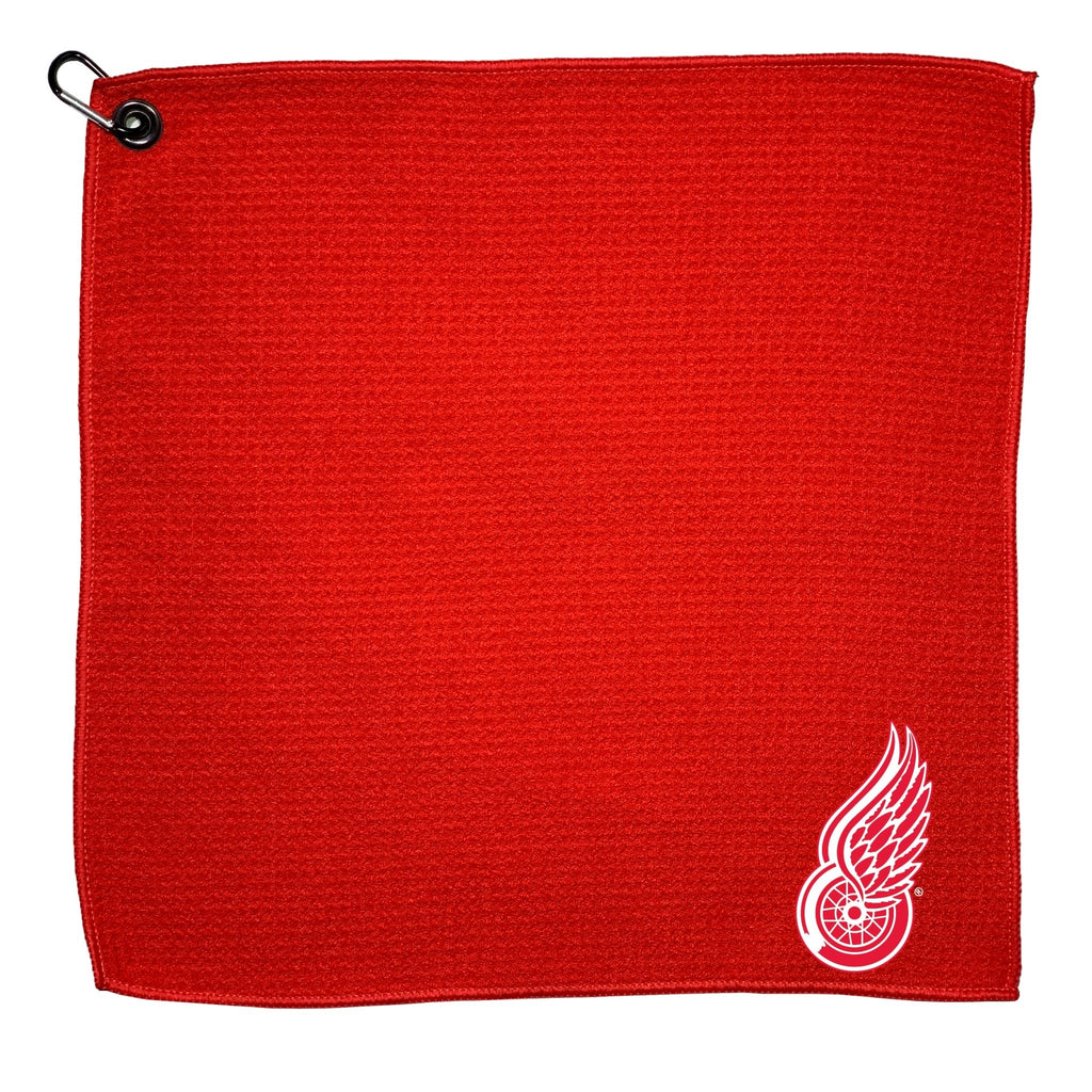 Team Golf DET Red Wings Towels - Microfiber 15X15 Color - 