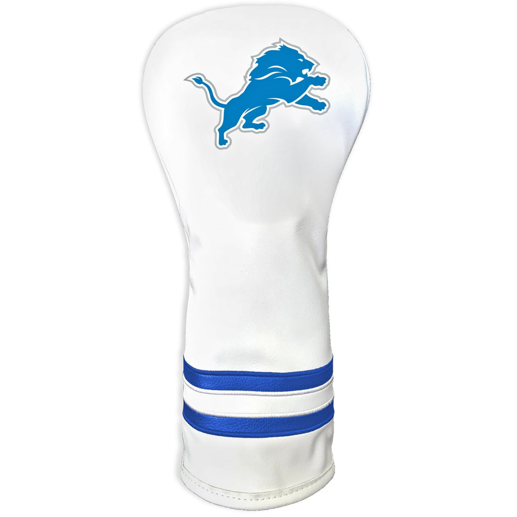 Team Golf Detroit Lions DR/FW Headcovers - Fairway HC - Printed White