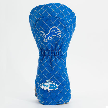 Team Golf Detroit Lions DR/FW Quilted Headcovers - Team Golf USA