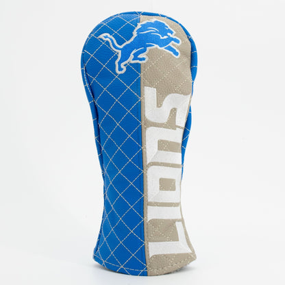 Team Golf Detroit Lions DR/FW Quilted Headcovers - Team Golf USA