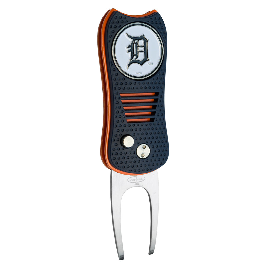 Team Golf Detroit Tigers Divot Tools - Switchblade Divot Tool - 