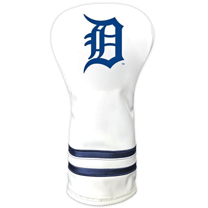 Team Golf Detroit Tigers DR/FW Headcovers - Vintage Driver HC - Printed White