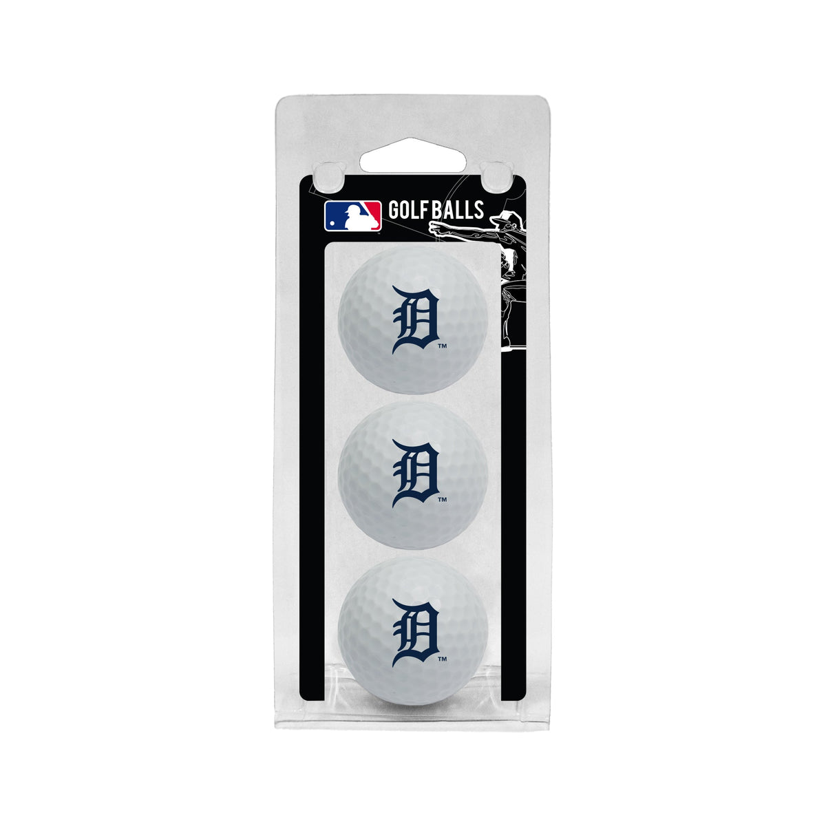 Team Golf Detroit Tigers Golf Balls - 3 Pack - White