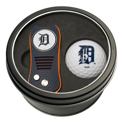 Team Golf Detroit Tigers Golf Gift Sets - Tin - Divot Tool & Golf Ball - 