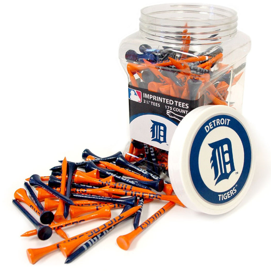 Team Golf Detroit Tigers Golf Tees - 175 Tee Jar - 