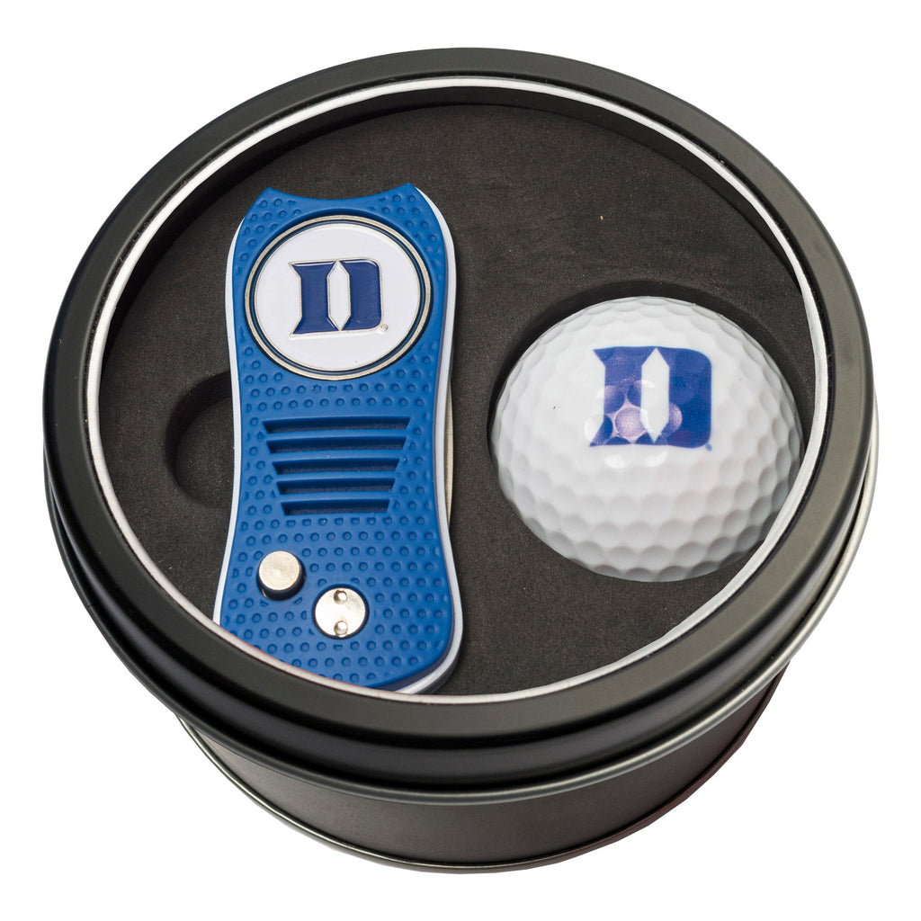 Team Golf Duke Golf Gift Sets - Tin - Divot Tool & Golf Ball - 