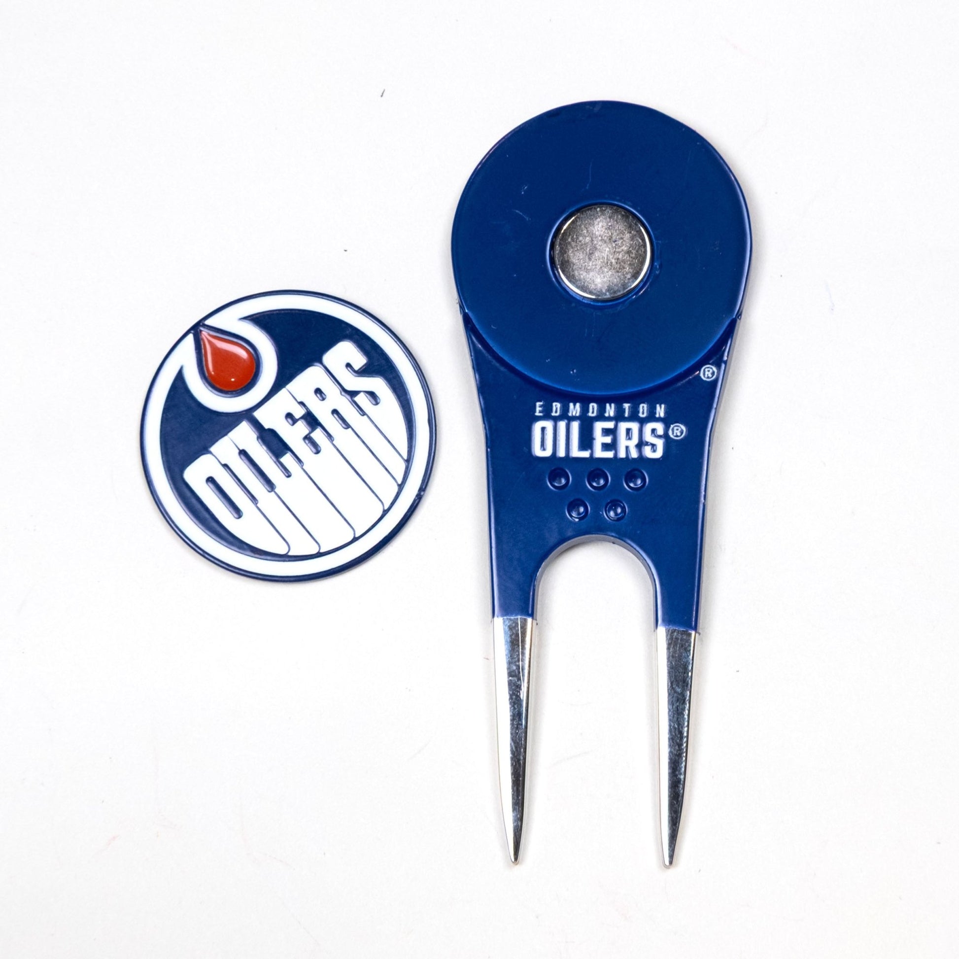 Team Golf Edmonton Oilers Divot Tools - Custom Shaped - 