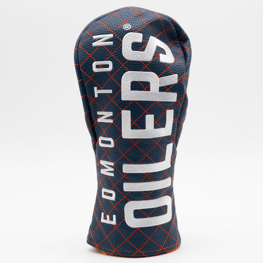 Team Golf Edmonton Oilers DR/FW Quilted Headcovers - Team Golf USA