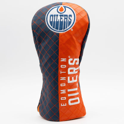 Team Golf Edmonton Oilers DR/FW Quilted Headcovers - Team Golf USA