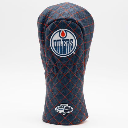 Team Golf Edmonton Oilers DR/FW Quilted Headcovers - Team Golf USA