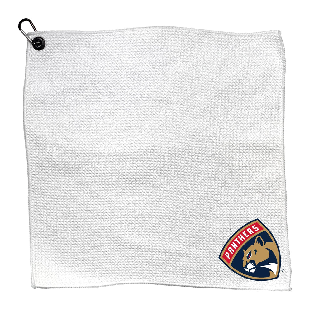 Team Golf FLA Panthers Towels - Microfiber 15X15 White - 