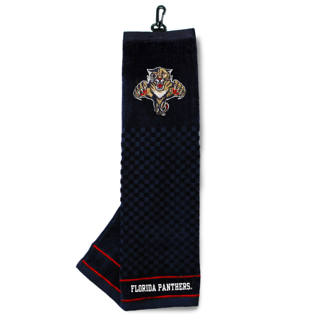 Team Golf FLA Panthers Towels - Tri - Fold 16x22 - 