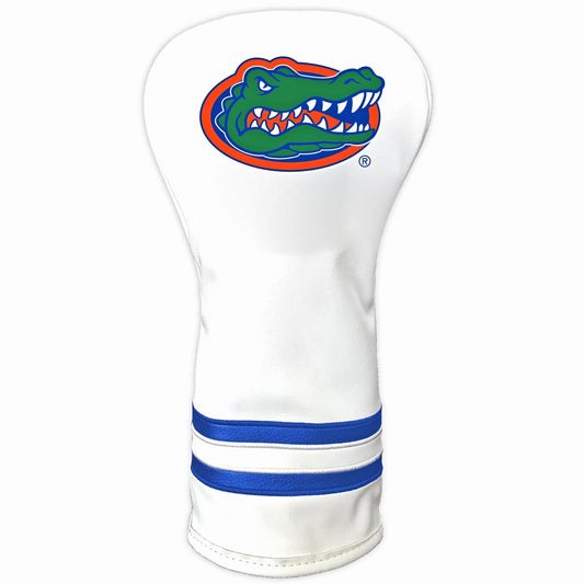Team Golf Florida DR/FW Headcovers - Vintage Driver HC - Printed White