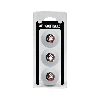 Team Golf Florida St Golf Balls - 3 Pack - White
