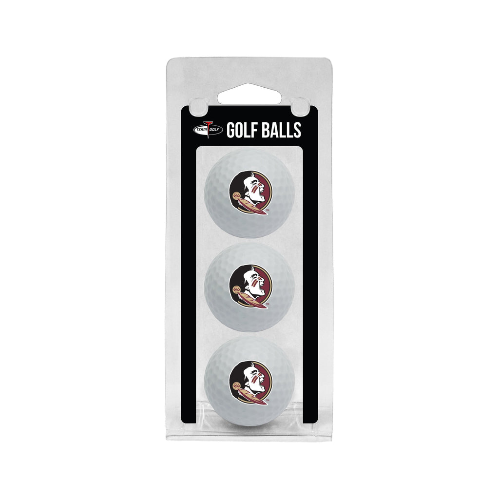 Team Golf Florida St Golf Balls - 3 Pack - White