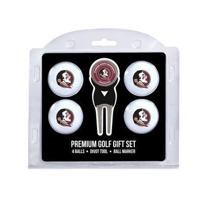 Team Golf Florida St Golf Gift Sets - 4 Ball Gift Set - 