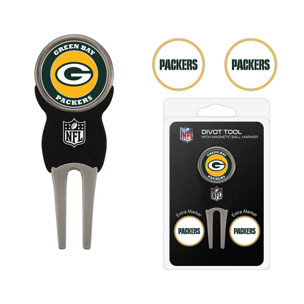 Team Golf GB Packers Divot Tools - Signature Divot Tool Pack - 