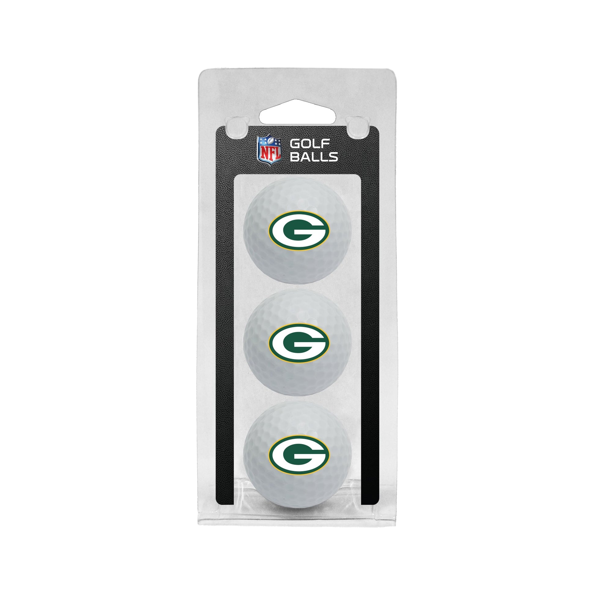 Team Golf GB Packers Golf Balls - 3 Pack - White