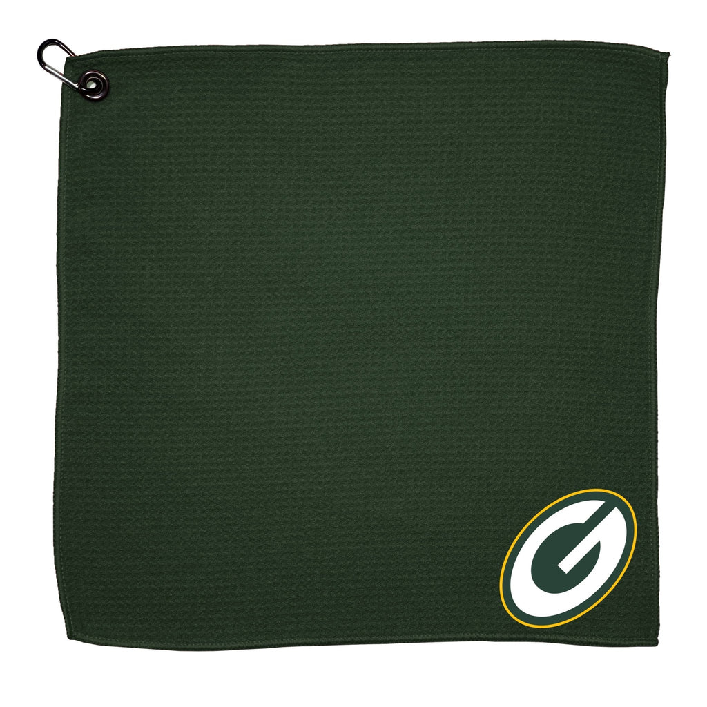 Team Golf GB Packers Golf Towels - Microfiber 15X15 Color - 