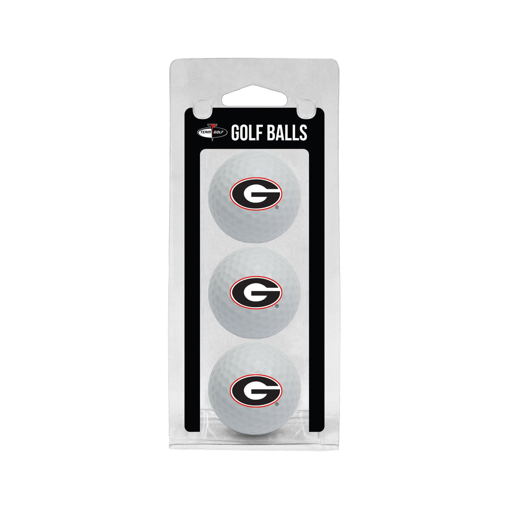 Team Golf Georgia Golf Balls - 3 Pack - White