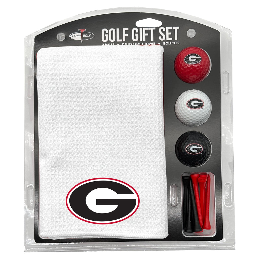 Team Golf Georgia Golf Gift Sets - Microfiber Towel Gift Set - White - 