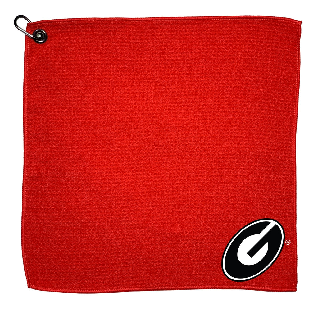 Team Golf Georgia Golf Towels - Microfiber 15X15 Color - 