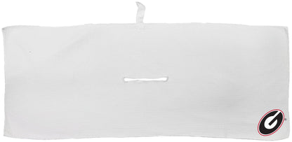 Team Golf Georgia Golf Towels - Microfiber 16X40 White - 