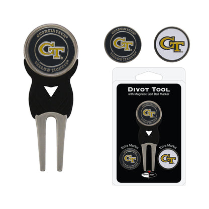 Team Golf Georgia Tech Divot Tools - Signature Divot Tool Pack - 