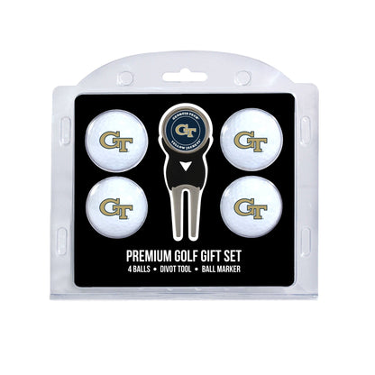 Team Golf Georgia Tech Golf Gift Sets - 4 Ball Gift Set - 