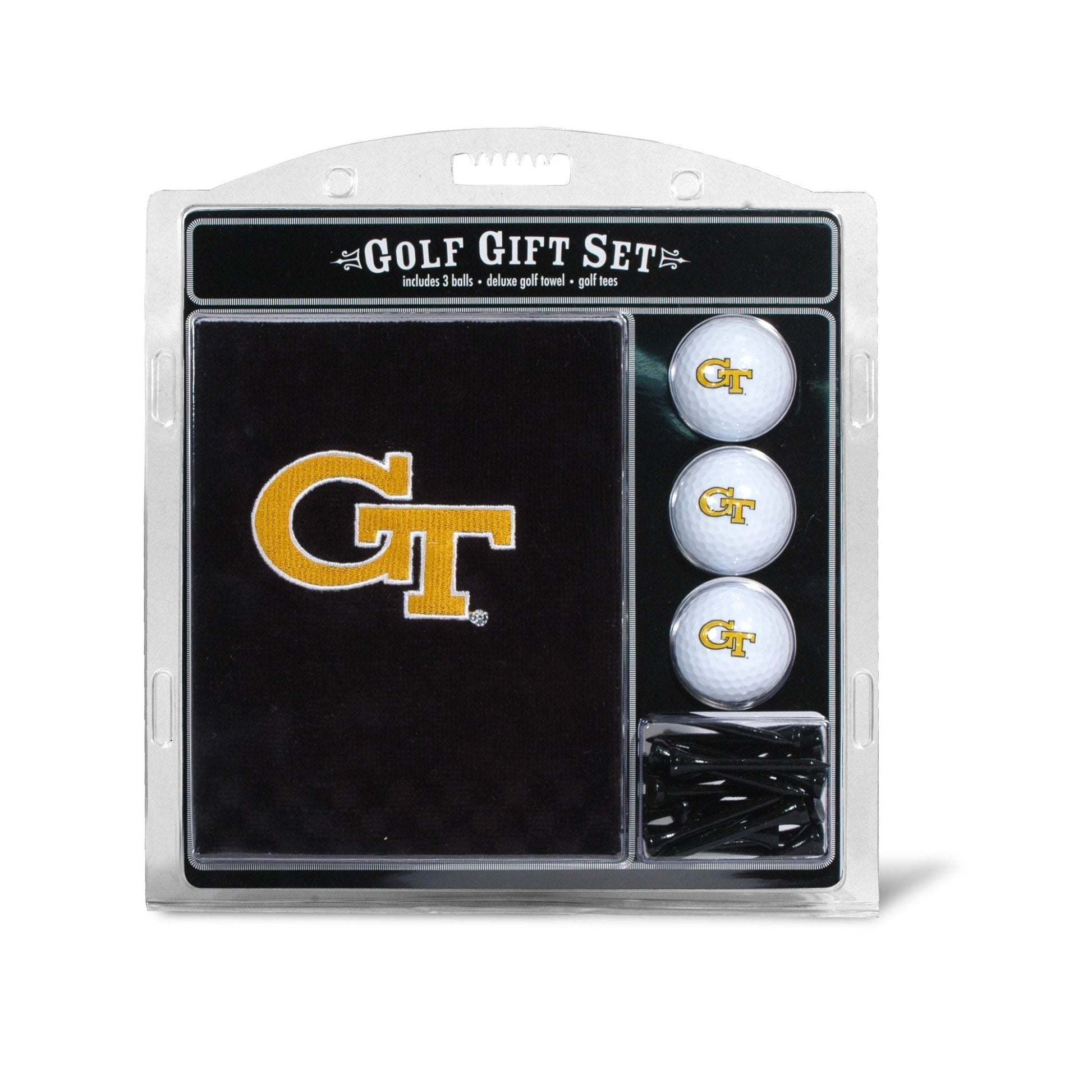 Team Golf Georgia Tech Golf Gift Sets - Embroidered Towel Gift Set - 