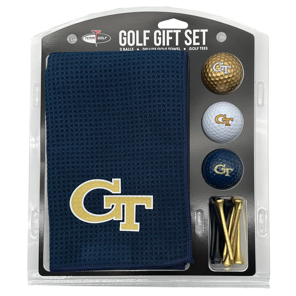 Team Golf Georgia Tech Golf Gift Sets - Microfiber Towel Gift Set - Color - 
