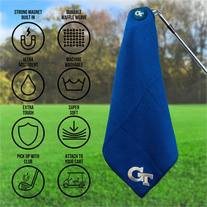 Team Golf Georgia Tech Magnetic Golf Towel - Team Golf USA