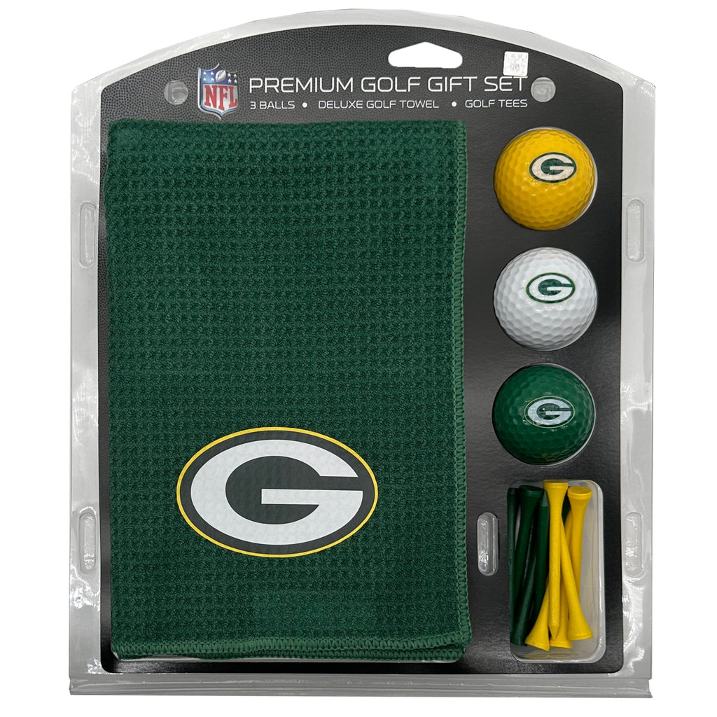 Team Golf Green Bay Packers Golf Gift Sets - Microfiber Towel Gift Set-Color -