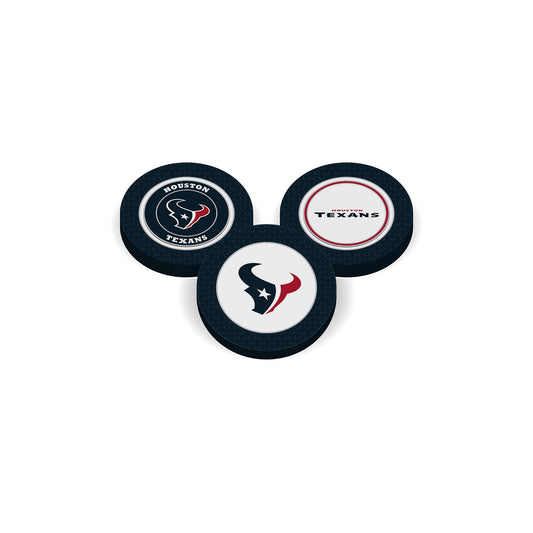 Team Golf HOU Texans Ball Markers - Golf Chip Marker - 