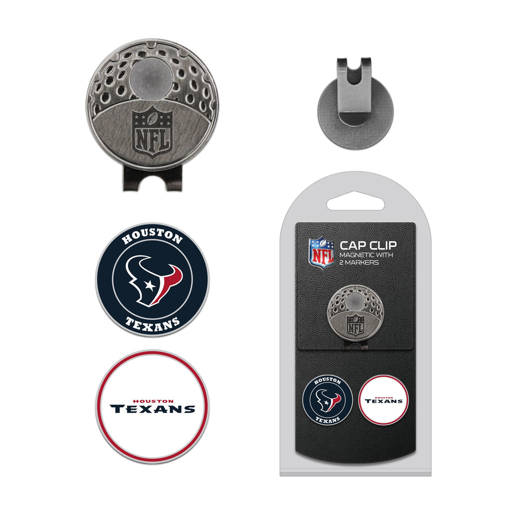 Team Golf HOU Texans Ball Markers - Hat Clip - 2 markers - 