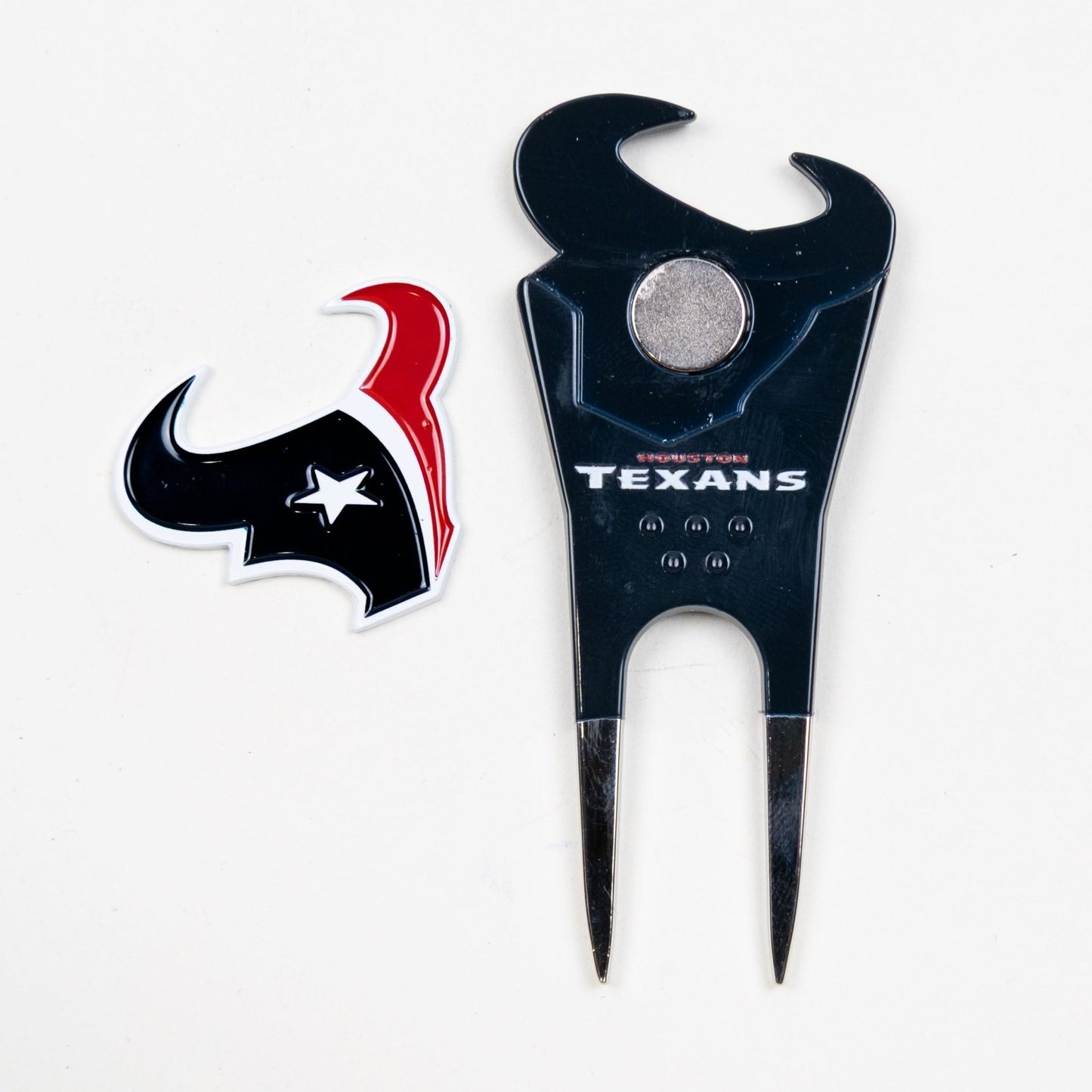 Team Golf HOU Texans Divot Tools - Custom Shaped - 